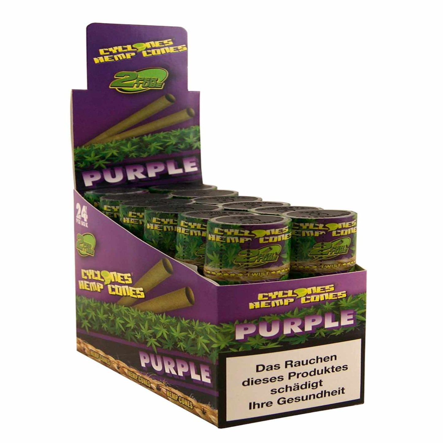 PŘEDBALENÉ BLUNTY PURPLE - 12KS/BOX