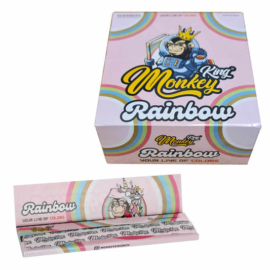 PAPÍRKY RAINBOW KING SIZE SLIM - 50KS/BOX