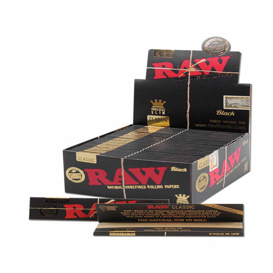 PAPÍRKY BLACK KING SIZE SLIM - 50KS/BOX